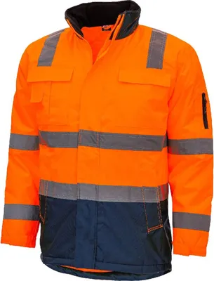 Produktbild von NITRAS Warnschutz Parka Warnschutzjacke Gr. 3XL orange