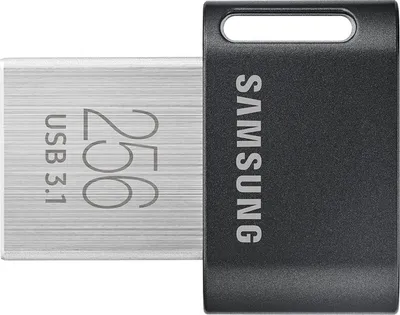 Obrázok produktu pre Samsung MUF-256AB, 256 GB, USB Typ-A, 3.2 Gen 1 (3.1 Gen 1), 300 MB/s, Kĺb, Čierna, Nerezová oceľ