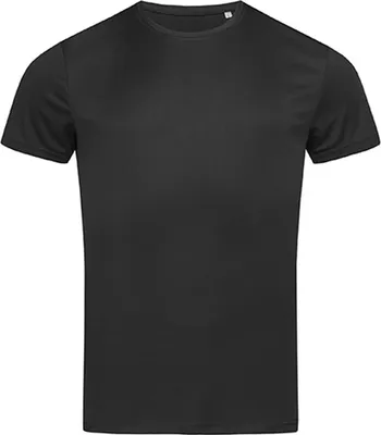 Image de Stedman ST8000 | Crew Neck Active T-shirt de sport + ACTIVE-DRY - Couleur : Black Opal - Taille : M