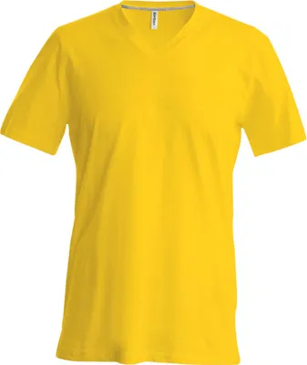Obrázek produktu pro Kariban pánské tričko slim fit s výstřihem do V RW707 (S) (Žlutá)