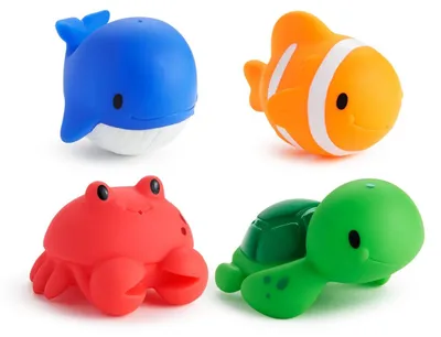 Image de Munchkin MUNCHKIN guminiai žaisliukai 4 vnt. Ocean 9m+ 01110301