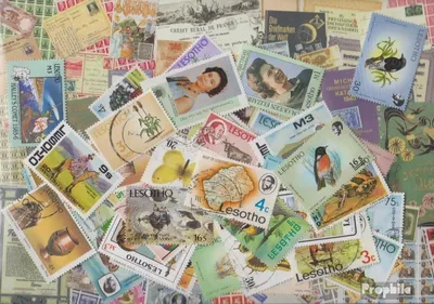 Produktbild von Briefmarken Lesotho 300 verschiedene Marken