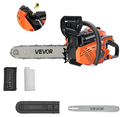 Produktbild von VEVOR 25,4CC 30,5 cm Benzin-Kettensäge Angetriebenes Holzschneidgerät Benzin-Kettensäge, 40cc-14 in
