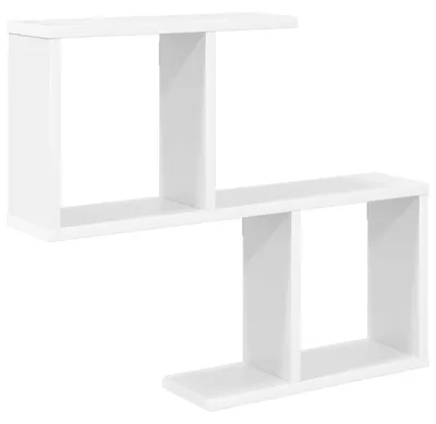 Zdjęcie produktu dla Półka ścienna vidaXL, biała, 60 x 12 x 50,5 cm, materiał drewnopochodny