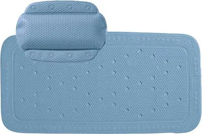 Produktbild von Kleine Wolke Wanneneinlage-Set Calypso 2-teilig, krokusblau