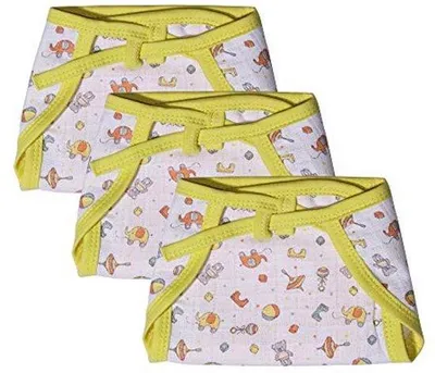Productafbeelding van Premium Katoenen Luiers voor Pasgeboren Baby's, Set van 3