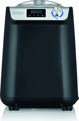 Image de Severin Machine à glace compacte & yaourtière EZ 7407 ,noir (mat)/argenté
