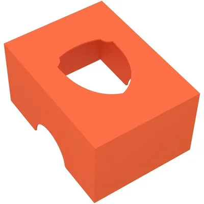 Produktbild von Deckel aus Kunststoff für 1-Fach Kartenhalter, 52mm Höhe, stapelbar