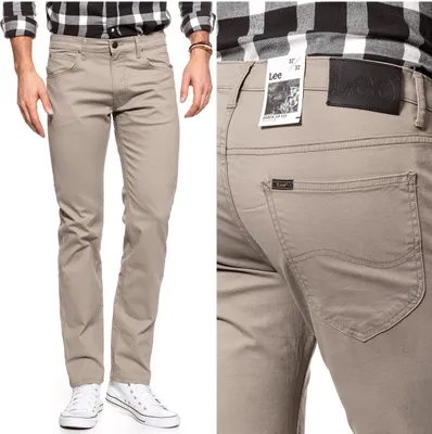 Produktbild von Lee Men's Darent Pants Zip Fly Timberwolf L707SC97 112118452