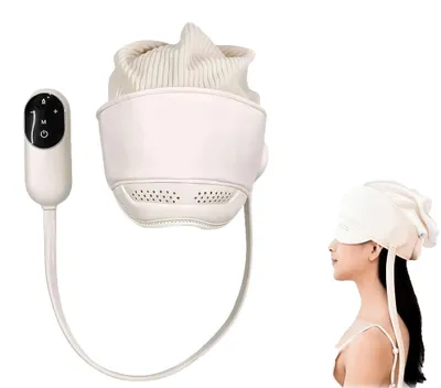 Produktbild von Kopfmassagegerät, Kunststoffmaterial, kompaktes Design, Luftdruckmassage, benutzerfreundliche Steuerung, ungiftige Materialien