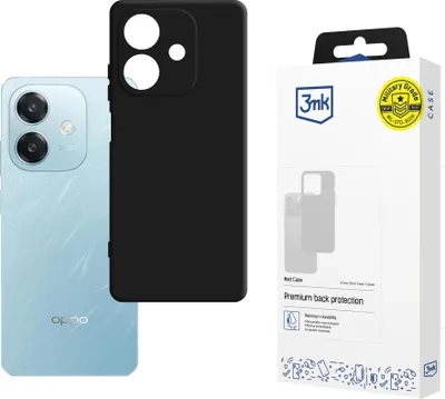Zdjęcie produktu dla 3mk Matowe etui do Oppo A60 5G - matowa czerń