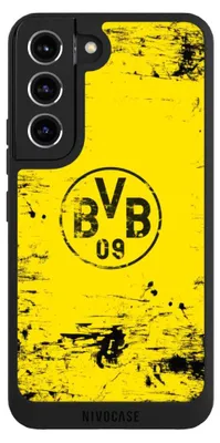 Produktbild von NIVOCASE Handyhülle für Samsung Galaxy S22  Hülle NIVOpure Case Schwarz BVB Borussia Dortmund Offizielles Lizenzprodukt