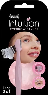 Produktbild von Wilkinson Intuition Präzisions-Augenbrauenstyler - Rasierer mit Wechselklingen für perfekte Augenbrauenpflege