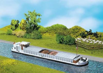 Produktbild von Faller 131006 - 1/87 / H0 Flussfrachtschiff Mit Wohnkajüte - Neu