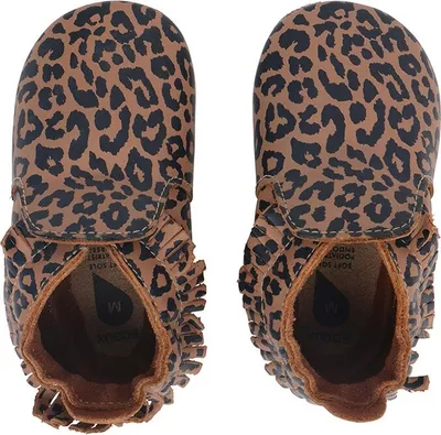 Image de Bobux Baby Shoes Soft Soles Caramel Leopard Print - Large