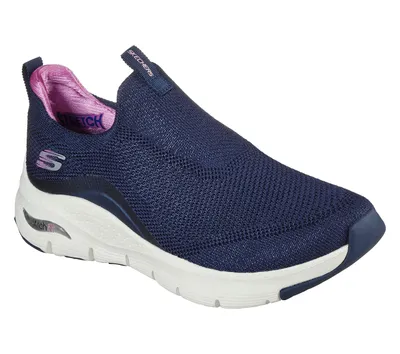 Produktbild von Skechers Arch Fit - Keep It Up - Navy / Violett Textil Größe: 35 Normal