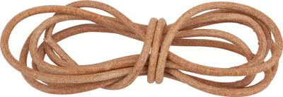 Produktbild von Lederband rund, Ø 1 mm, 1 m Natur