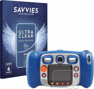 Produktbild von 6x Für Vtech Kidizoom Duo 5.0 Schutzfolie Savvies Displayschutz Display Schutz Folie Klar Transparent