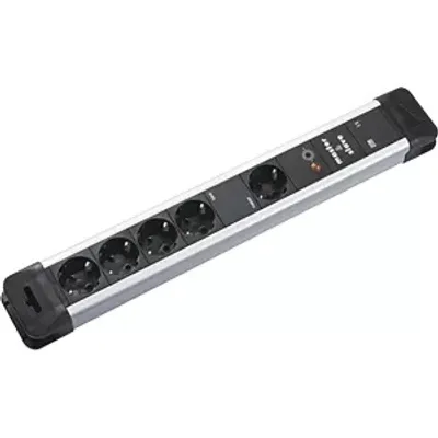 Zdjęcie produktu dla BACHMANN Tischsteckdosenleiste Kunststoff 1+4-fach Master+Slave 200cm (19.07.1170)