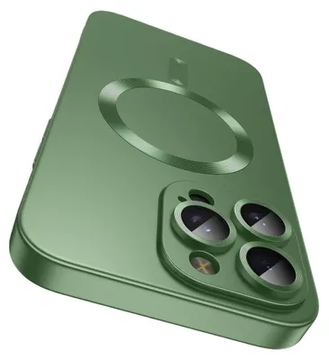 Produktbild von Magnetische Silikonhülle für das iPhone 16 mit Kameraschutz