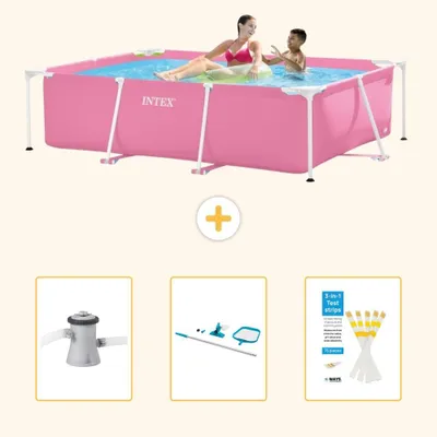 Produktbild von Rechteckiger Frame Pool - 220x150x60 cm - 4-teilig SCB82