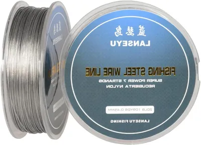 Productafbeelding van Visdraad Staal - Leader Wire - Vissen op Roofvis - Nylon Gecoat 7 Strengen - 100 Meter 0.45mm - Zilver