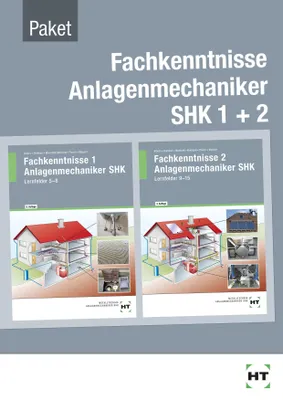 Produktbild von Paketangebot Fachkenntnisse Anlagenmechaniker SHK 1 + 2