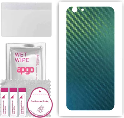 Produktbild von apgo Rückseite Schutzfolie, Skin, kompatibel mit Apple iPhone 6s, Hinten Displayschutzfolie aus Vinylfolie, kratzfest, einfache Montage - Kohlenstoff-Chamäleon CAKA1