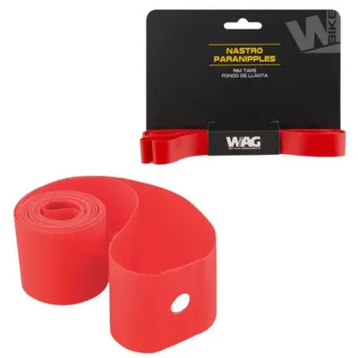 Produktbild von WAG Felgenband rot Nylon 2 Stück für 27,5 Zoll Laufräder