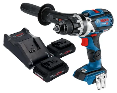 Immagine prodotto di Bosch GSR 18V-110 C Trapano avvitatore professionale a batteria 18 V 110 Nm brushless + 2x batteria ricaricabile ProCORE 4,0 Ah + caricabatterie