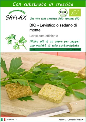 Immagine prodotto di SAFLAX  -- Levistico o sedano di monte - 100 semi - Con substrato - Levisticum