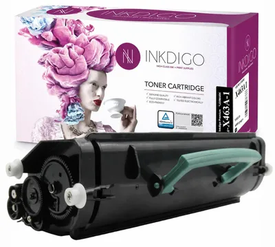 Produktbild von Inkdigo Toner X463H11G für Lexmark X463, X463DE, X464, X464DE – Schwarz, 9000 Seiten,, KI-generiertes Bild