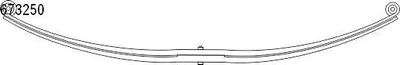 Produktbild von CS Germany 10.673.250.00 Blattfedern für FIAT DUCATO Pritsche/Fahrgestell (230) Hinten 715/715mm