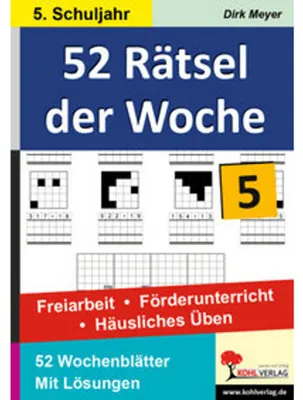 Immagine prodotto di 52 Rätsel der Woche / 5. Schuljahr