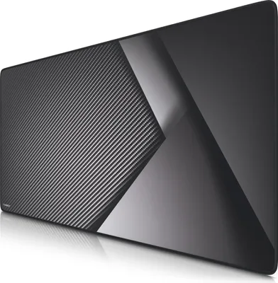 Produktbild von Titanwolf Gaming Mauspad XXL, 900 x 400 x 3 mm, Schreibtischunterlage, abwaschbar, rutschfeste Rückseite, Geschwindigkeit & Präzision, Carbon