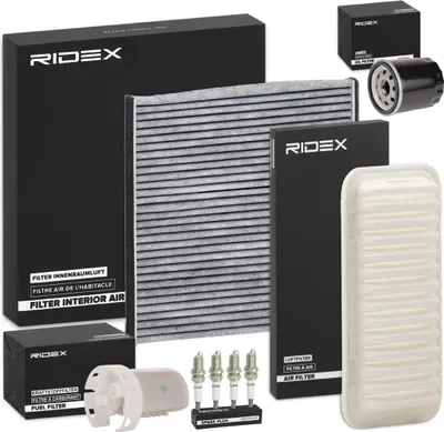 Produktbild von RIDEX Inspektionspaket Filterset für TOYOTA Yaris Schrägheck (P1) Yaris Verso (P2)