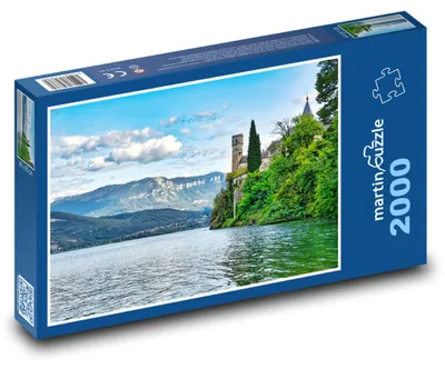 Produktbild von martinpuzzle - Puzzle 2000 Teile - Frankreich - Lake Bourget