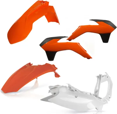Obrázok produktu pre ACERBIS kit kapotáže 5 dielov oranžová/biela pre KTM