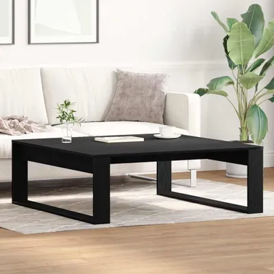 Produktbild von Möbel Couchtisch Schwarz Eichen-Optik 100 x 100 x 35 cm Holzwerkstoff - Couchtische &58641