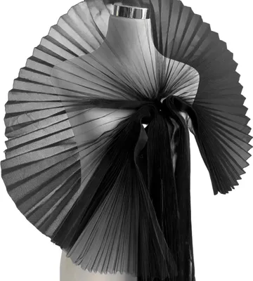 Produktbild von Spitzenbesatz mit Rüschen, plissierter Netzstoffbesatz, Organza-Rüschenstoff, Chiffon-Tüll-Spitzenbordüre zum Nähen von Hochzeitskleidern, Besatz, Basteln