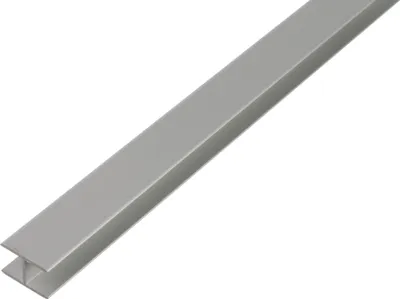 Zdjęcie produktu dla Alberts 030104 Profil U, samozaciskowy, aluminiowy, anodowany na srebrno, 1000 x 8,9 x 10 mm