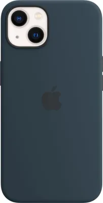 Produktbild von Apple Silikon Case mit MagSafe (iPhone 13) blau