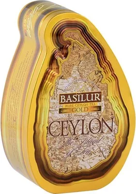 Produktbild von Basilur Schwarzer Tee aus Ceylon Blatt - GOLD Dose 100g