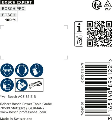 Obrázek produktu pro BOSCH 2608664207 5 BOSCH EXPERT ACZ 105 ET Multi Material Segmentsägeblätter 105,0 mm