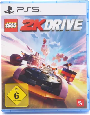 The image shows the front cover of the LEGO 2K Drive PS5 game.