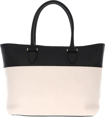 Produktbild von DECADENT Leder Schultertasche Handtasche Audre Big Tote Oat / Black schwarz mehrfarbig