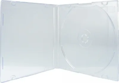 Produktbild von 25 XLayer DVD CD Hüllen Single transparent matt slimcase