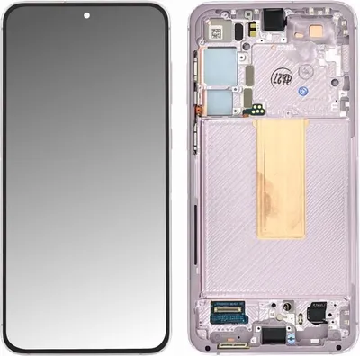 Produktbild von SMT - Original Dynamic AMOLED Display Touchscreen Bildschirm & Rahmen Lila Lavender für Samsung Galaxy S23 Plus S916B & Werkzeug