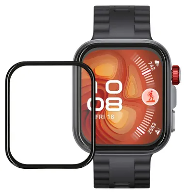Produktbild von kwmobile 2x Transparente Displayschutzfolie kompatibel mit Huawei Watch Fit 4 Pro Folie - Schutzfolie für Fitness Tracker - robuster Displayschutz