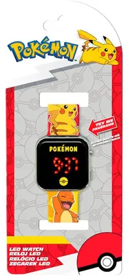 Produktbild von Pokémon LED-Uhr - Lizenz für Kinder - POK4435